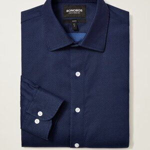 Bonobos desk to dinner Navy Button Down Shirt